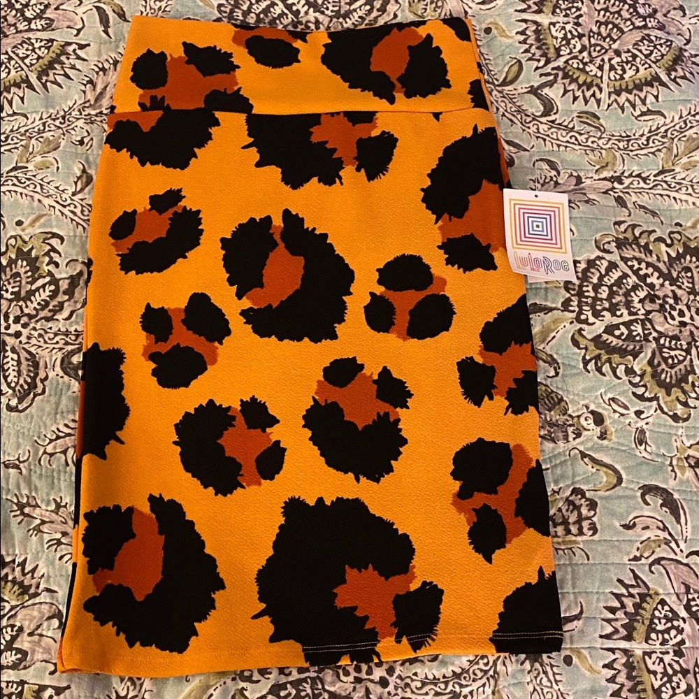 Leopard Pencil Skirt